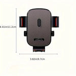 Lcars Mobile Phone Car Mount, Car Dashboard Air Vent Mount, In-Car Phone Holder with Navigation Support That Does Not Block the Line of Sight