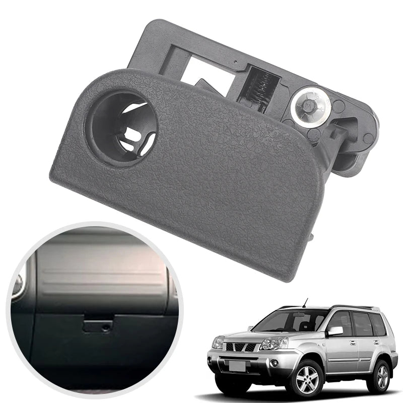 Car Glove Box Latch Lock Lid Handle 68630-EQ300 for Nissan X-Trail T30 2001 2002 2003 close-up view