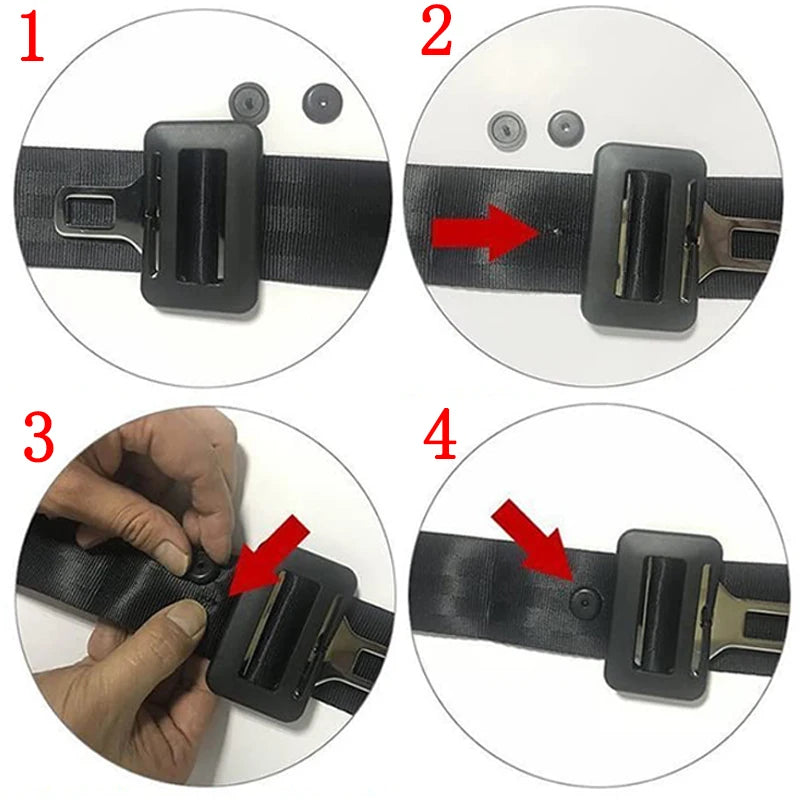 Car Seat Belt Limit Buckle Clip Retainer POM 2-20 Pcs close-up view