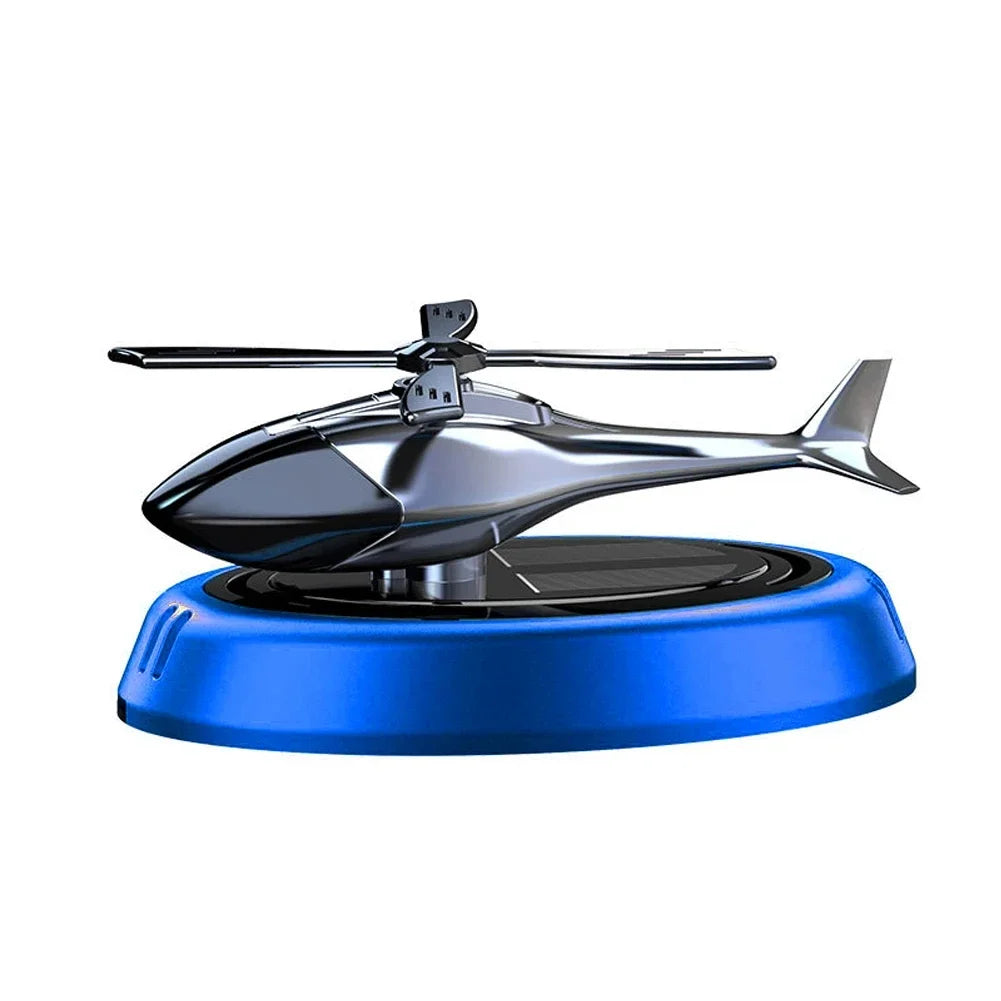 Solar Powered Car Air Freshener | Decorative Aromatherapy Propeller Diffuser detail view