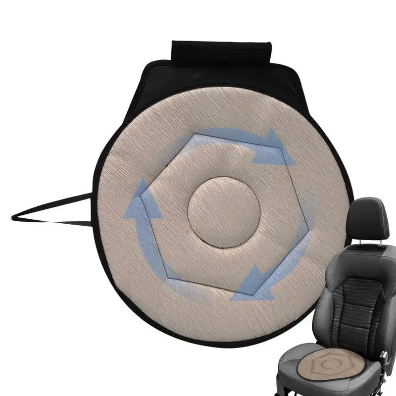 Rotating Car Seat Cushion Round Disc Portable Swivel Seat Cushion EVA Car Seat Pad For Outdoor Home Team Game And Picnic