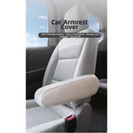 Car Seat Armrest Protector Made From Elastic PU Leather For Dust Resistant Anti Aging close-up view