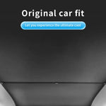 Car Ice Cloth Buckle Sunshade for Tesla Model Y Juniper 2025 | Sun Roof Interior Accesso detail view