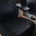 All Season Quited PU Leather Car Seat Cover Full Surrounded Seat Protector Waterpro additional angle