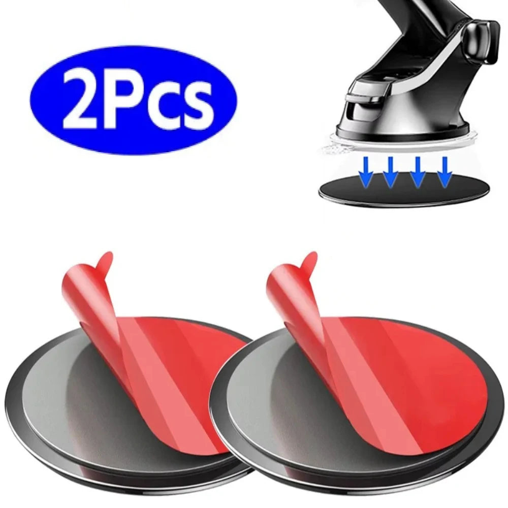 Car Dashboard Phone Mount Sticker Kit | Strong Suction Base with Extra Adhesive Pads for GPS & Phone