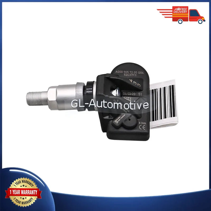 433MHZ TPMS Tire Pressure Sensor 1/4PCS | Compatible with BMW Mercedes-Benz A000905720 close-up view