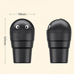 Car Trash Can Swing Lid Mini Leakproof Plastic Trash Bin additional angle