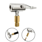 Metal Locking Air Tire Chuck For Car Tire Inflator close-up view