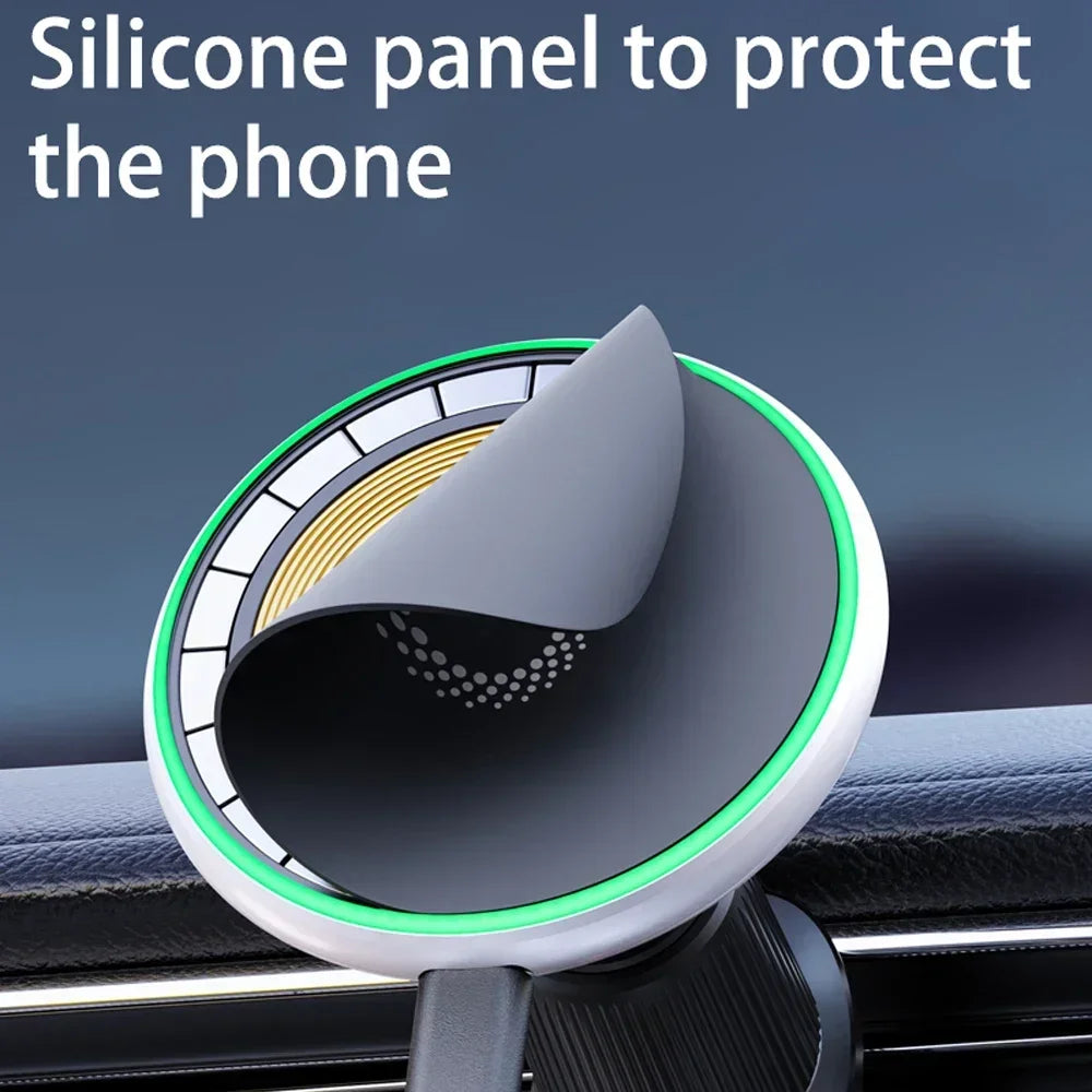 Magnetic Car Phone Holder For Toyota Camry MK8 2021 2022 15W Wireless Charging Phone Stand MagSafe Base Car Accessories