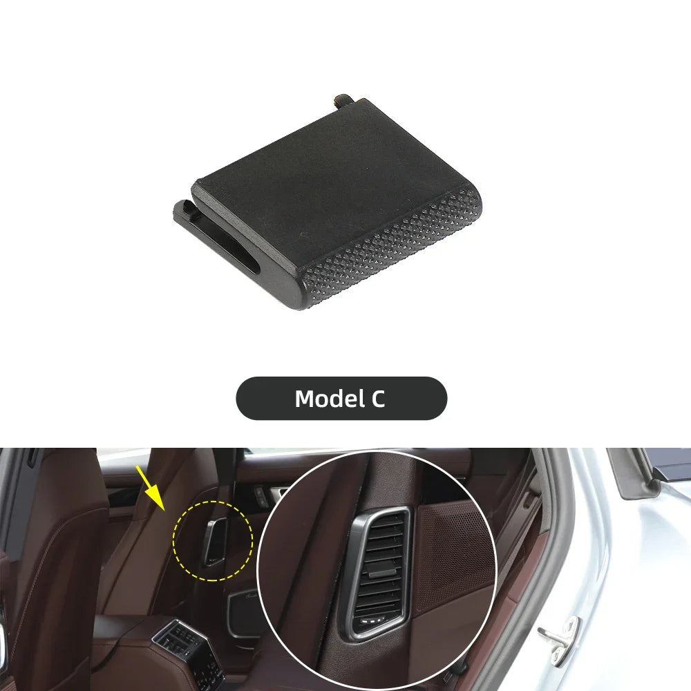 Left Right AC Vent Grille Outlet Tab Clip Repair Kit Rear Air Conditioner Vent Paddle For Porsche Panamera  971819701B6N3