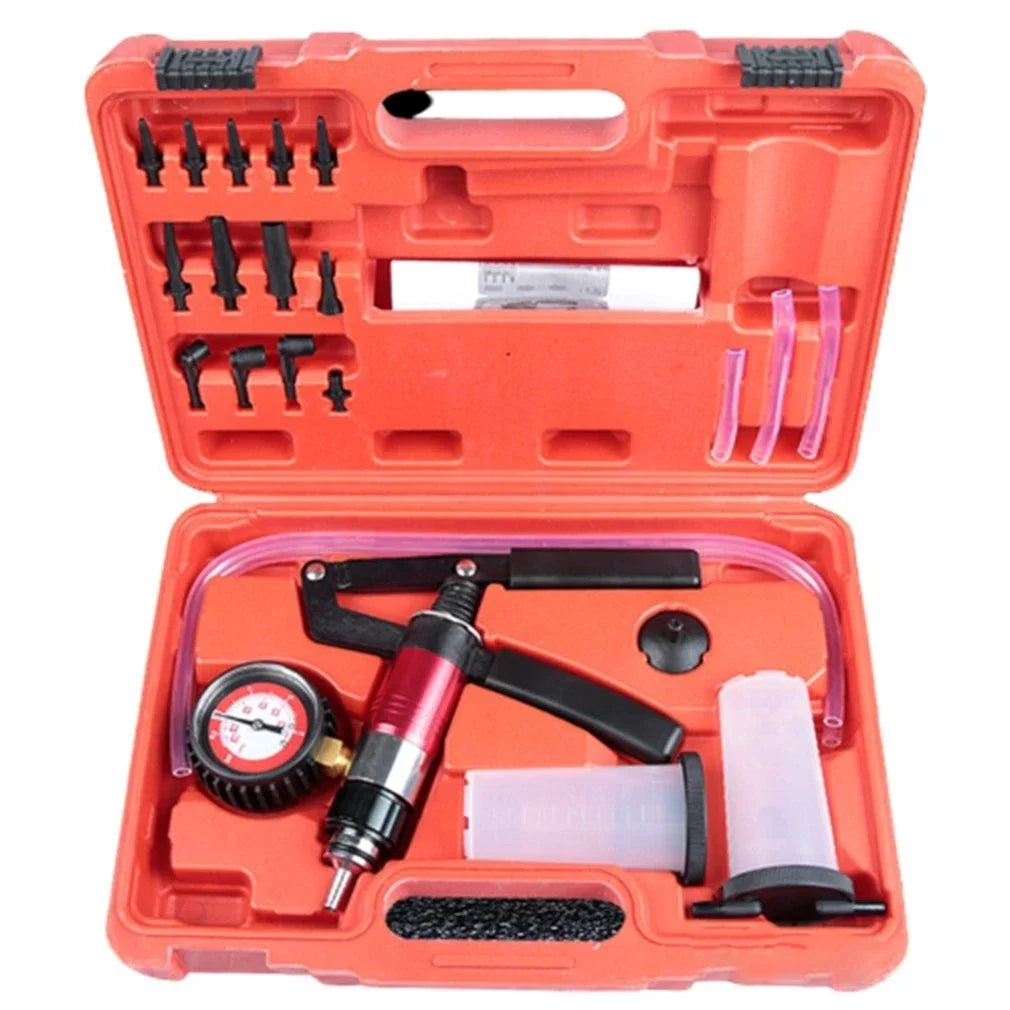 Hand Held DIY Brake Fluid Bleeder Tools Vacuum Pistol Pump Tester Kit Body Pressure V lifestyle view