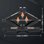 Hand Cranked Scissor Jack 08T 1T 2T Portable Labor Saving Car Jack Car Repair Tire Re lifestyle view