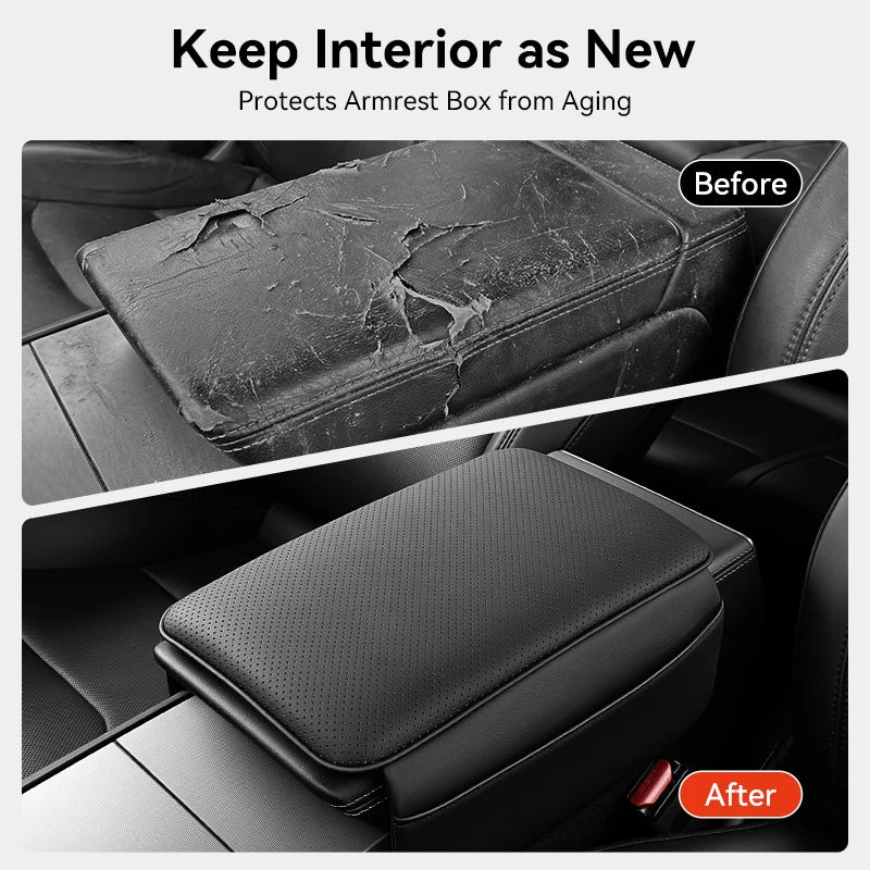 YZ for Tesla Model YL 3 Y Highland Juniper Center Console Central Box Armrest Pad Rest Lid TPU Soft Case Cover Car Accessories