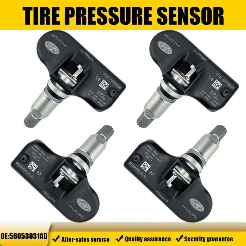 433MHz TPMS Tire Pressure Sensor | Replacement for Dodge Journey Jeep Compass Chrysler 300C