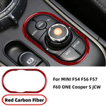 Carbon Fiber Car Multimedia Decorative Stickers For MINI ONE Cooper S JCW F54 F55 F56 alternate view