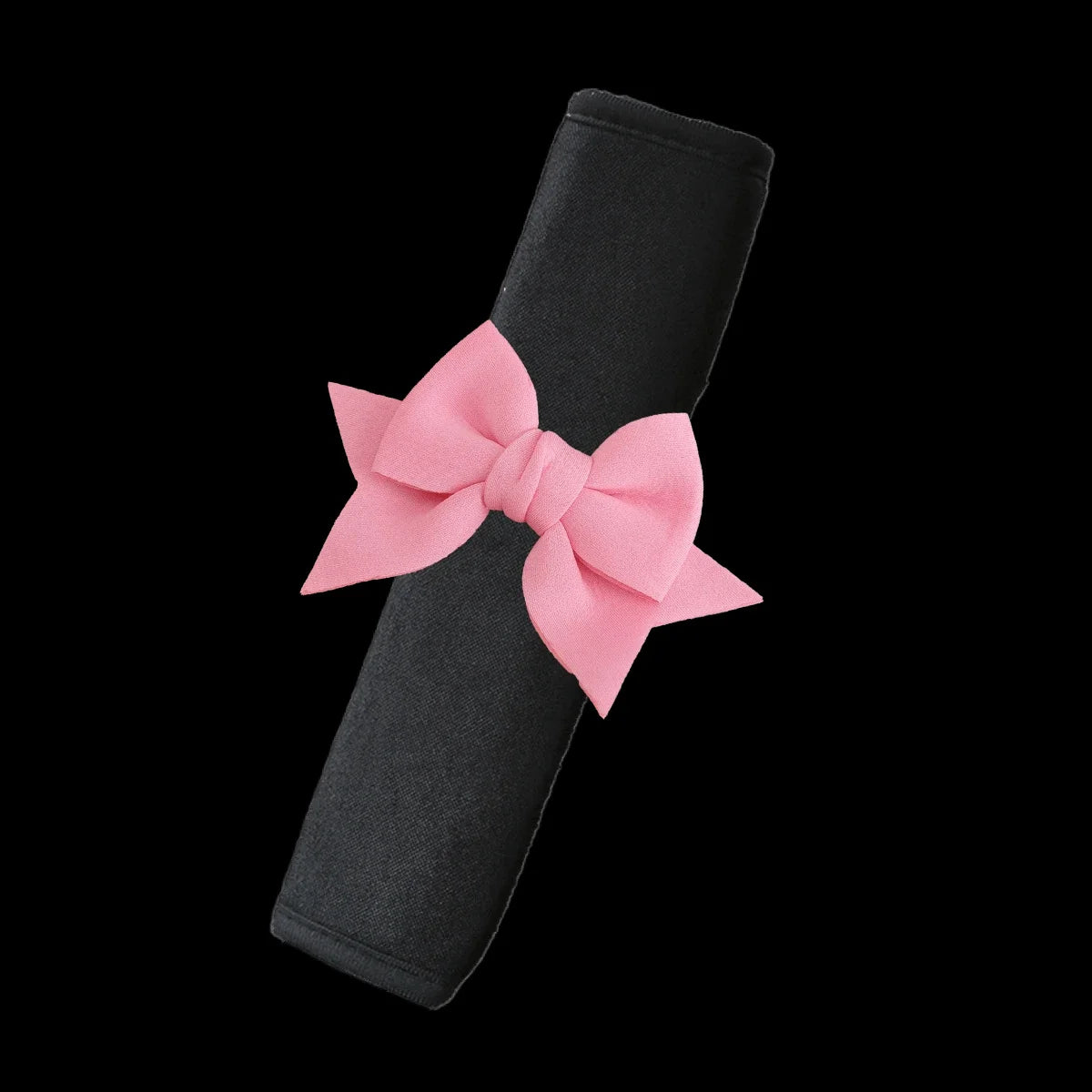 1Pc Cute Bownot Car Seat Belt Shoulder Cover Car Safety Belt Cover Anti-stranglehold lifestyle view
