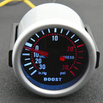 52mm 2" Smoke Lens Car Gauge Set | Turbo Boost PSI BAR Oil Pressure Volt Tachometer