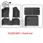 Car Floor Mats  For Chevrolet Spark EUV Baojun Yep Plus 2025 2026 Trunk Mats Customized Cargo Liner Protector Waterproof Non-sli