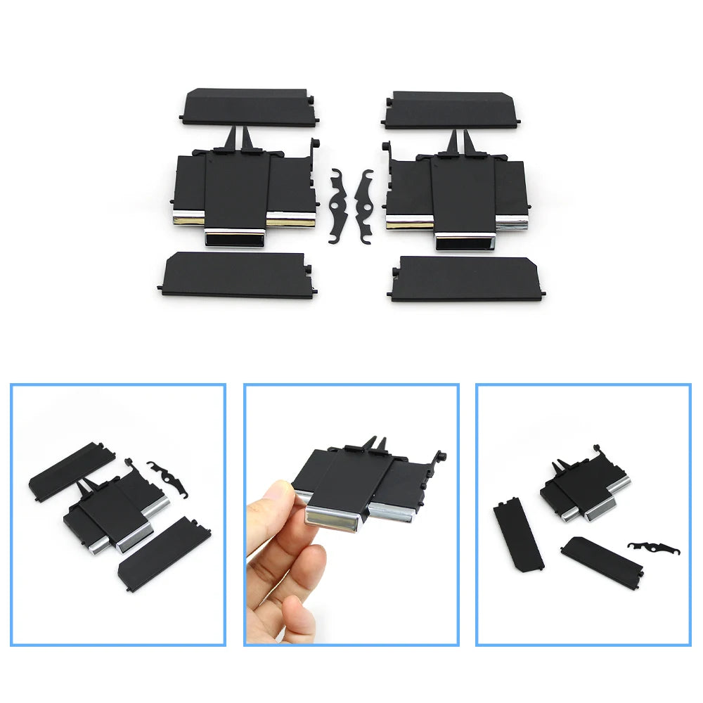 M156 Car Rear AC Vent Assembly Grille Outlet Cover Panel Slider Clip Repair Kit For Maserati Quattroporte 2013-2020 670011357