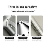 Car Window Breaking Safety Hammer Glass Breaker Tool close-up view
