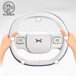 For XPeng Xiao Peng G6 2023 2024 2025 Car Steering Wheel Cover Leather Non-slip Auto Interior Accessories