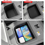 Car Armrest Storage Box ABS Tray Suitable for Toyota Land Cruiser Prado 250 Lexus GX550 2024 2026 Center Console Organizer Black