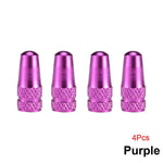 4Pcs/Set Aluminum Alloy Road MTB Track Racing Bike Tube Tyre Bicycle Tire Wheel French V detail view