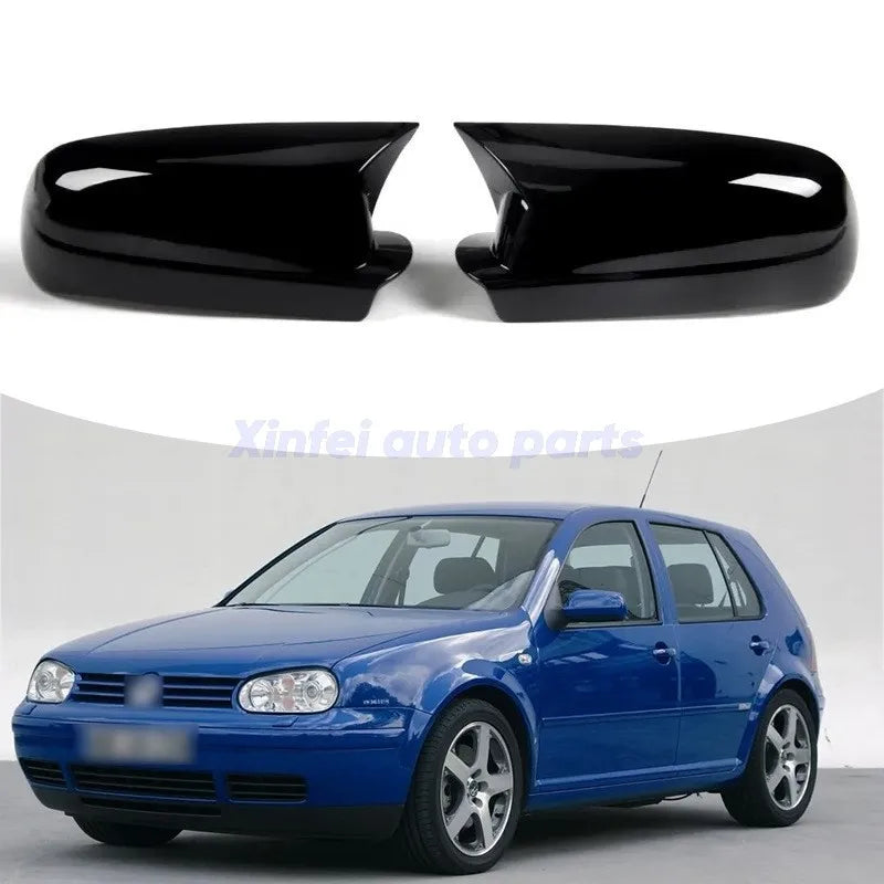 For VW Golf 4 MK4 GTI R 1997-2004 Bora Jetta Passat B5 1998-2005 Rearview Mirror Cover Wing Mirror Housing Caps Horn Fit High Qu