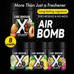 Portable Car Air Freshener | Solid Fiber Cotton Diffuser with Tropical Fruit Scent