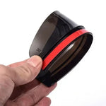 2Pcs Carbon Fiber Car Rearview Mirror Rain Shield Eyebrow Flexible Car Rearview Mirror R detail view