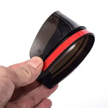 2Pcs Carbon Fiber Car Rearview Mirror Rain Shield Eyebrow Flexible Car Rearview Mirror R detail view