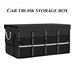 Foldable Waterproof Oxford Cloth Car Trunk Storage Organizer close-up view