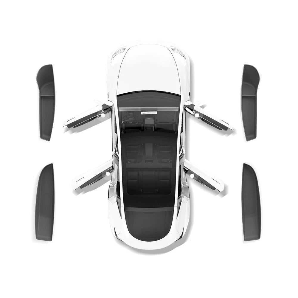 For Tesla Model 3 Highland 2024 Door Storage Box | TPE Car Organizer Tray detail view