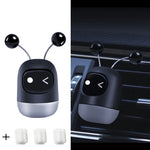 Car Air Freshener Auto Creative Mini Robot Air Vent Clip Parfum Flavoring Ventilati additional angle