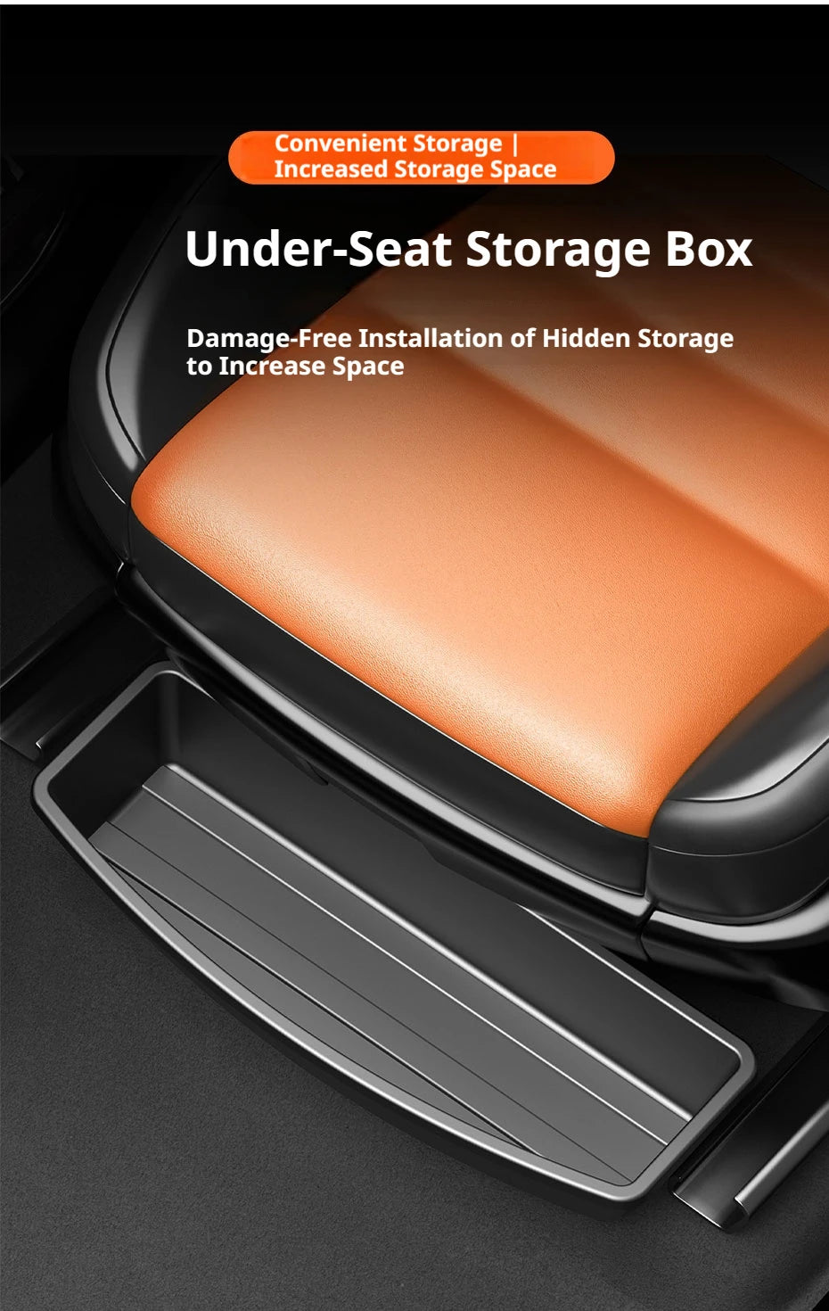 Under Seat Storage Box Car Seat Organizer alternate view