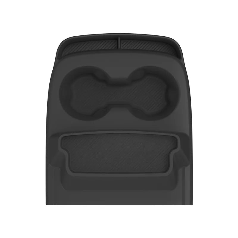 For Tesla Model Y Standard 2026 Multifunctional Silicone Central Control Cup Holder+Storage Box Glasses Holder Tray Accessories