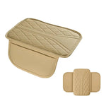 New Car Armrest Pad With Storage Bag PU Leather Car Elbow Pad Car Center Console Armrest Box Cushion Auto Armrests Storage Pad