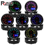 52mm 7 Color LED Car Gauge Set | Boost Water Temp Oil Pressure Voltmeter Air Fuel Ratio Tachometer
