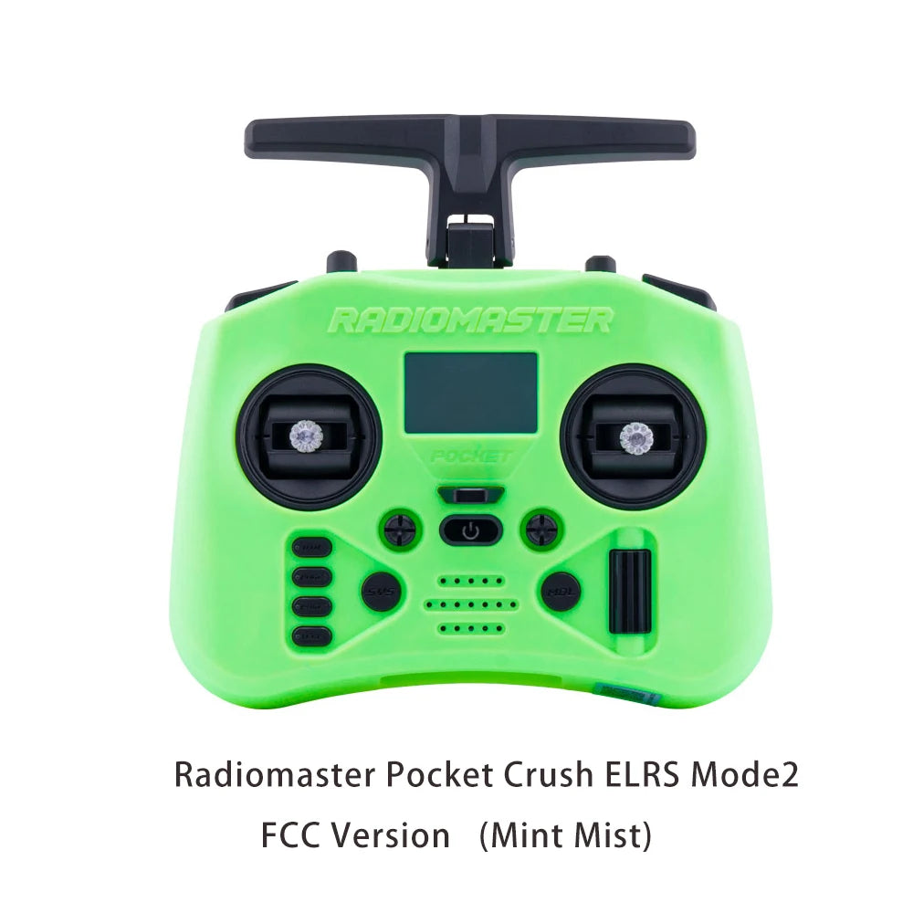 RadioMaster Pocket Crush Preinstalled EdgeTX ExpressLRS Hall Gimbal Transmitter Remote C detail view