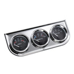 52MM 3 In 1 Oil Pressure Gauge, Volt Meter, and Water Temp Gauge Kit | Triple Meter for detail view