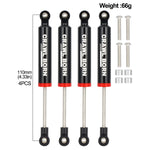 4PCS Metal Built-in Spring Shock Absorber 70/80/90/100/110mm for 1/10 RC Crawler Car A close-up view