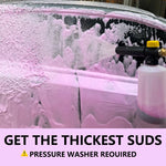 Foam Cannon for Pressure Washer Car Wash Snow Foam Cannon Lance Pressure Washer Soap lifestyle view