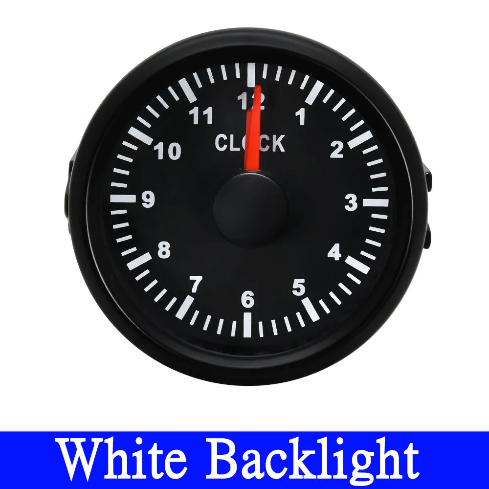 52mm Waterproof Clock Gauge 0-12 Hours | Red Blue White Backlight Hourmeter for Car T lifestyle view