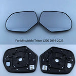 For Mitsubishi Triton L200 2019-2023 Car Accessories Rearview Mirror Lenses Side Mirrors Reflective Lens Glass with Heating