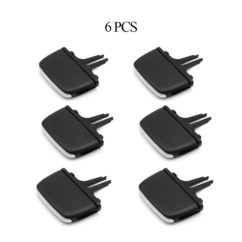 1/2/4/6 PCS Car Front Rear Air Conditioning AC Vent Grille Outlet Tab Clip Slider Repair Kit For Volvo XC90 V90 S90 2015-2024
