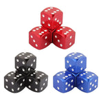 Aluminum Alloy Dice Valve Caps for Cars and Motorcycles | Set of 4 lifestyle view