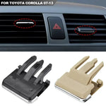 2/4Pcs Car Dashboard Air Conditioner Outlet Pick AC Vent Grille Tab Clip Replacement Accessories Kit For Toyota Corolla 07-13
