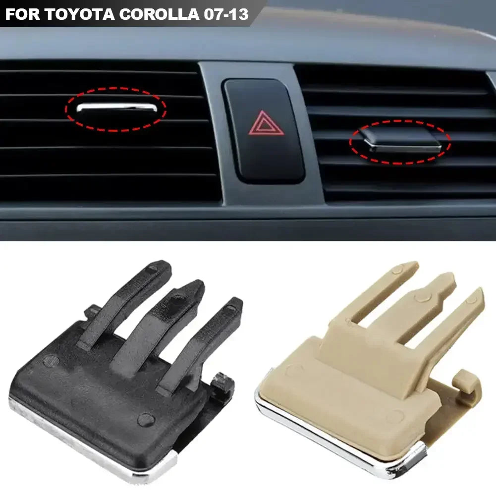 2/4Pcs Car Dashboard Air Conditioner Outlet Pick AC Vent Grille Tab Clip Replacement Accessories Kit For Toyota Corolla 07-13