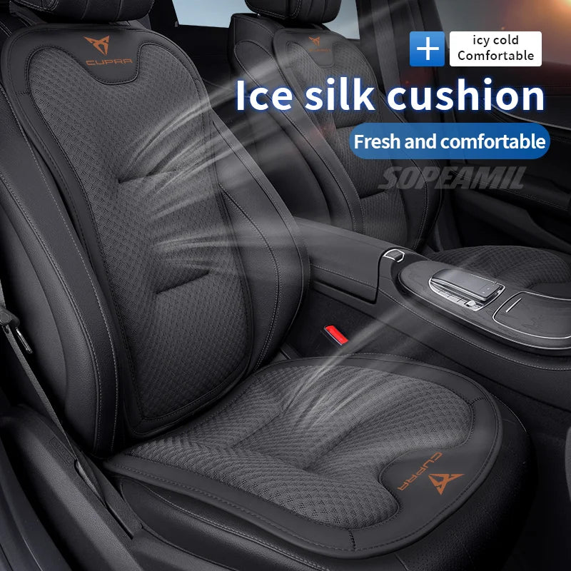 For Cupra Formentor Terramar Tavascan Ateca Born Leon IBIZA Raval Car Seat Cushion Cover Breathable