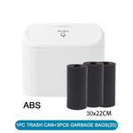 Car Trash Can (with Lid) Contains 60 (300) Garbage Bags, Small Car Trash Can, Leak-proof detail view